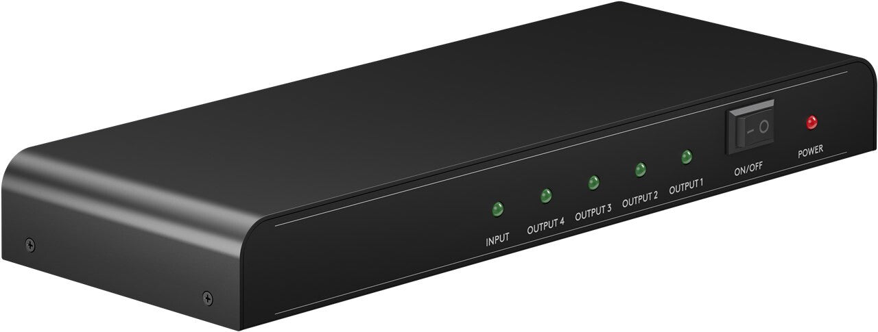 Goobay 58482 bilddelare HDMI 4x HDMI
