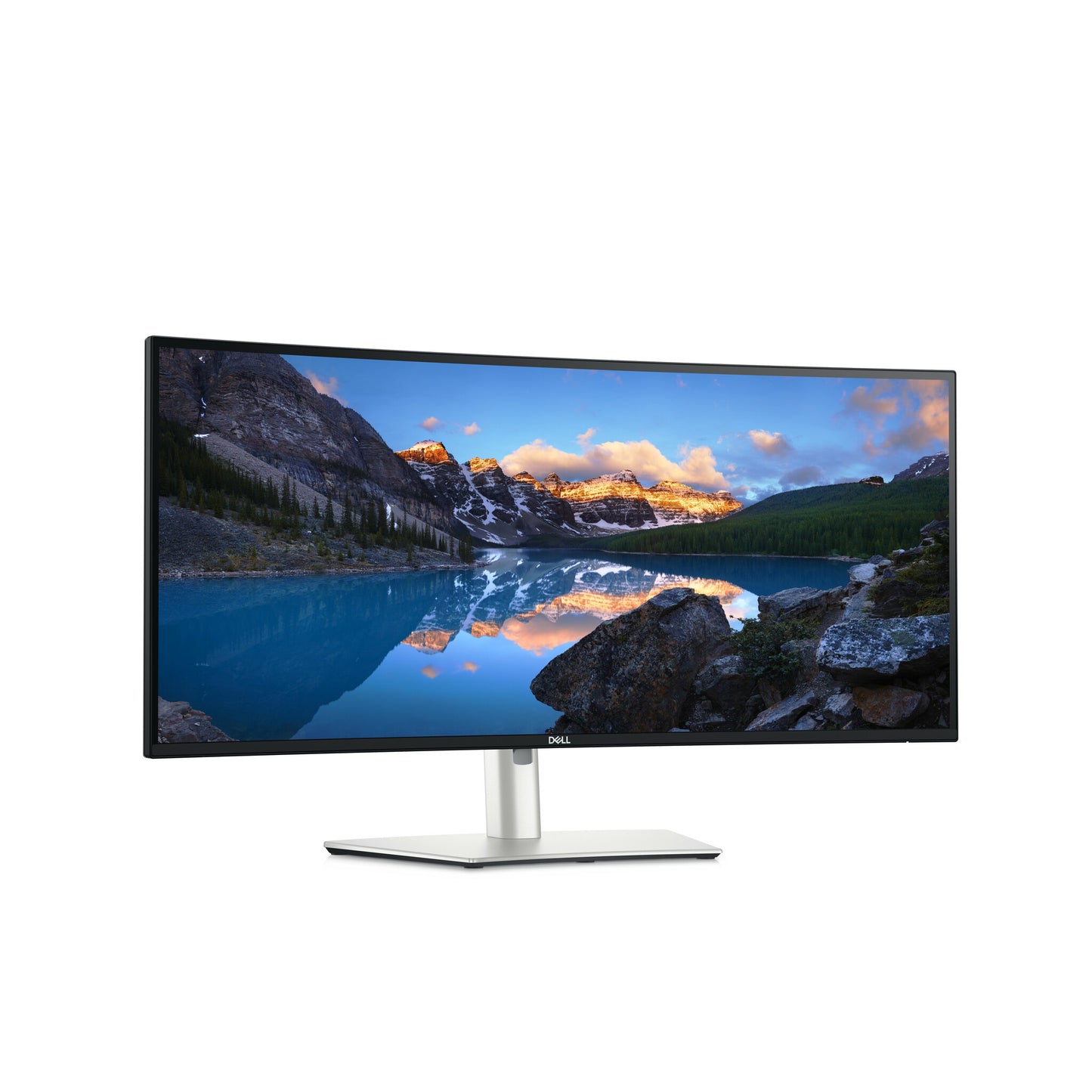 DELL UltraSharp U3425WE platta pc-skärmar 86,7 cm (34.1") 3440 x 1440 pixlar Wide Quad HD LCD Svart, Silver
