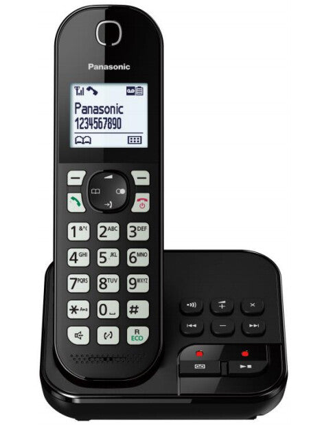 Panasonic KX-TGC460GB DECT-telefon Namn och uppringnings-ID Svart