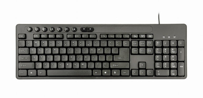 Gembird KBS-UM-04 tangentbord Mus inkluderad Universal USB QWERTY Engelska (USA) Svart