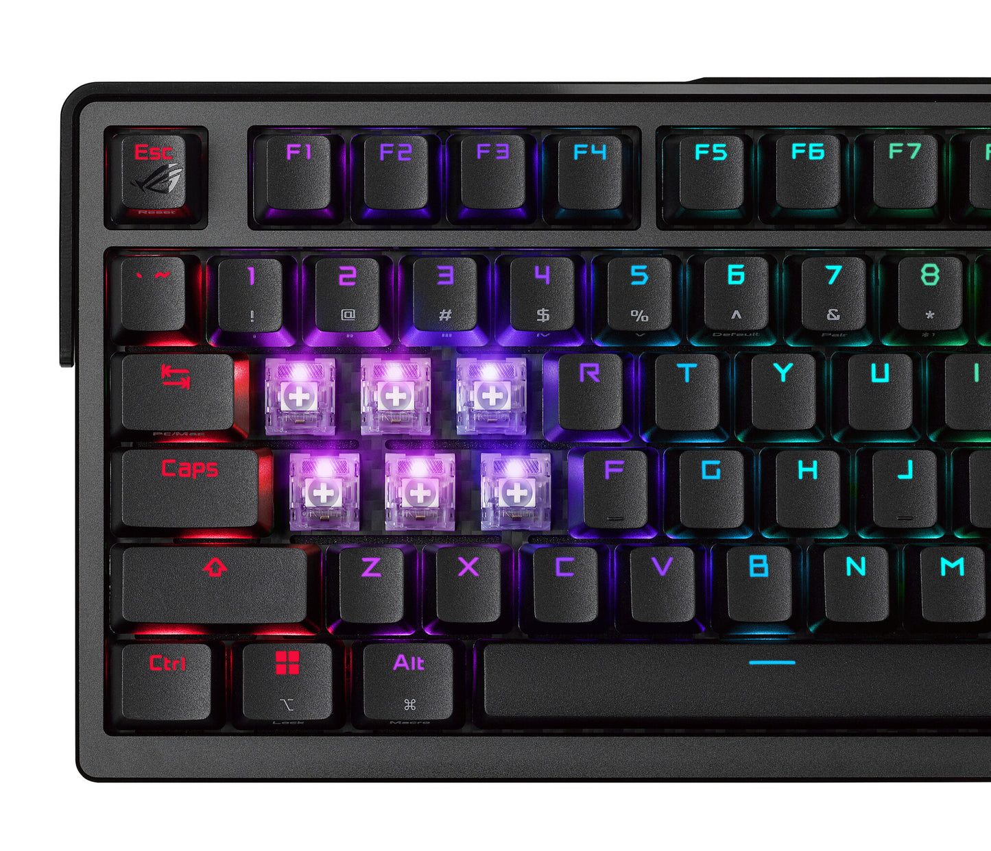 ASUS ROG Azoth Extreme tangentbord Spela USB + RF Wireless + Bluetooth QWERTZ Svart