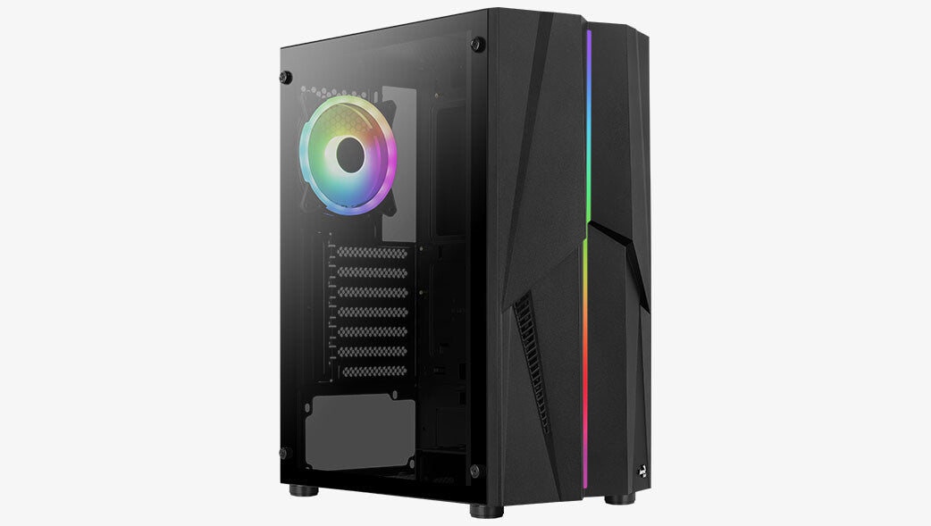Aerocool Mecha-G-BK-v2 Midi Tower Svart