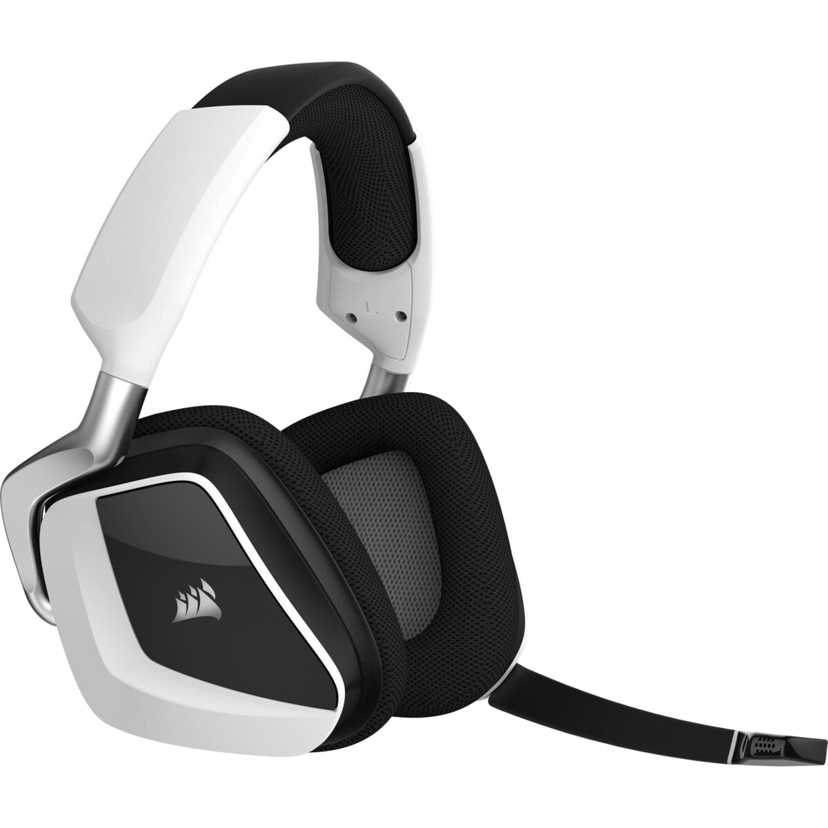 Corsair VOID RGB ELITE Wireless Headset Trådlös Huvudband Spela Svart, Vit