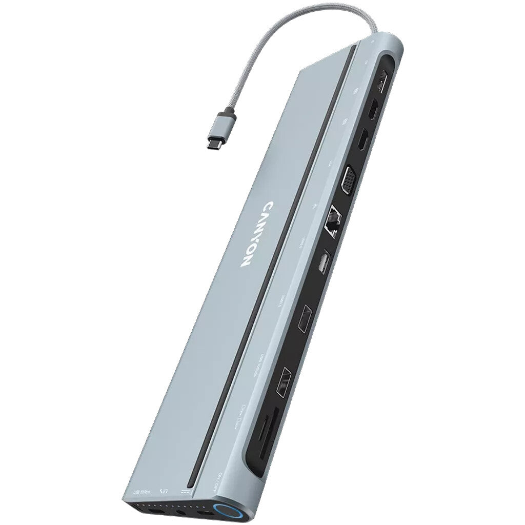 Canyon DS-90 USB 3.2 Gen 1 (3.1 Gen 1) Type-C Grå