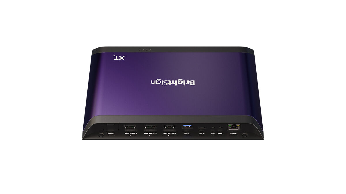 BrightSign XT245 digitala mediaspelare Blå 8K Ultra HD 256 GB