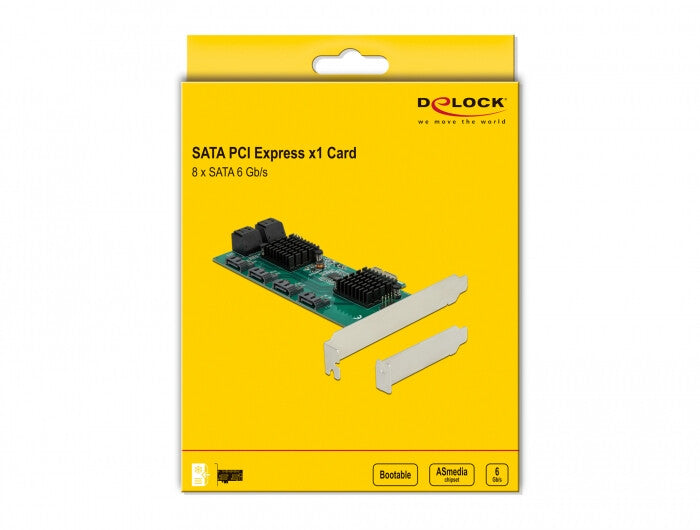 DeLOCK 90072 nätverkskort/adapters SATA