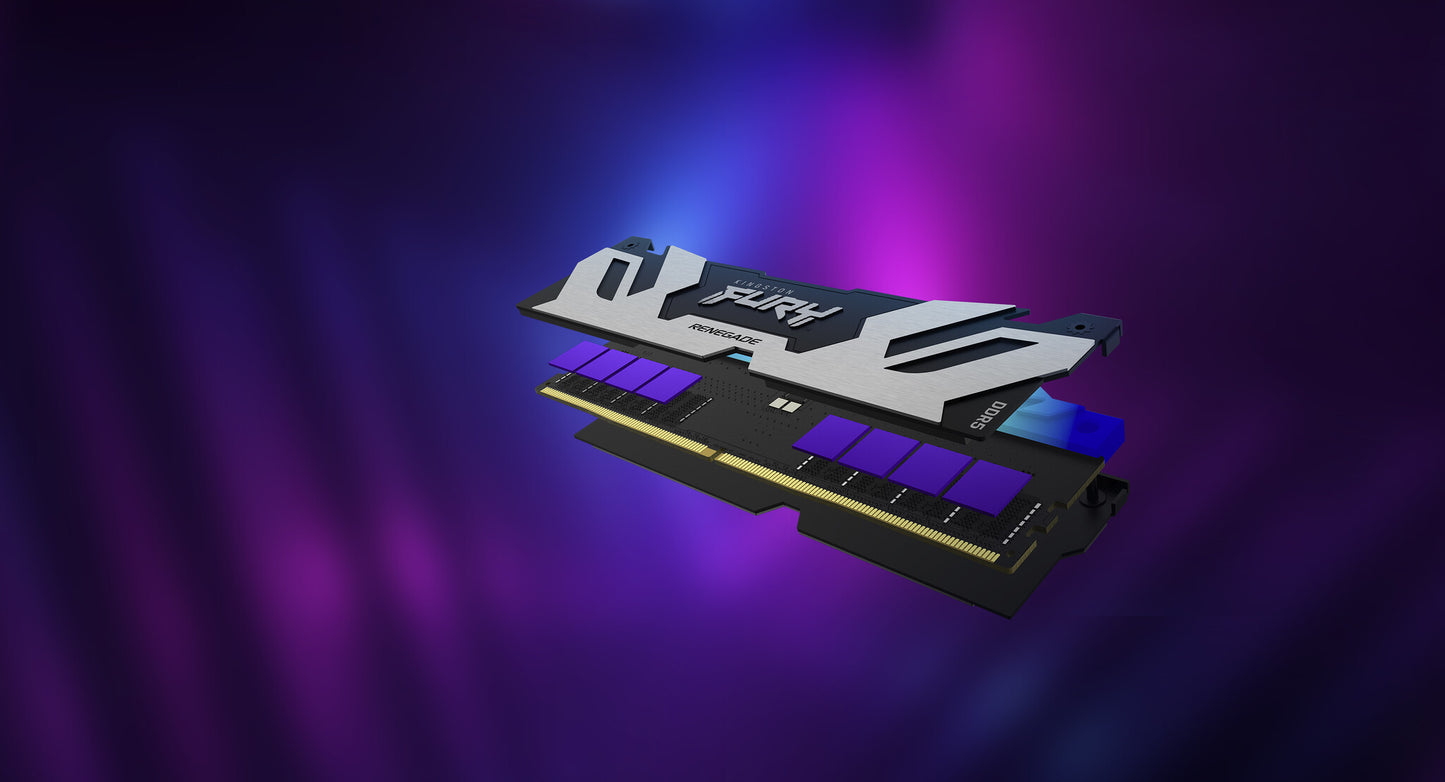 Kingston Technology FURY Renegade RGB RAM-minnen 64 GB 2 x 32 GB DDR5 6000 MT/s