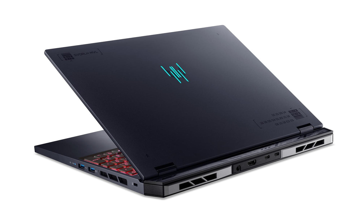 Acer Predator PHN16-72-74XC Intel® Core™ i7 i7-14650HX Bärbar dator 40,6 cm (16") WUXGA 16 GB DDR5-SDRAM 1 TB SSD NVIDIA GeForce RTX 4060 Wi-Fi 6E (802.11ax) Windows 11 Home tyska Svart