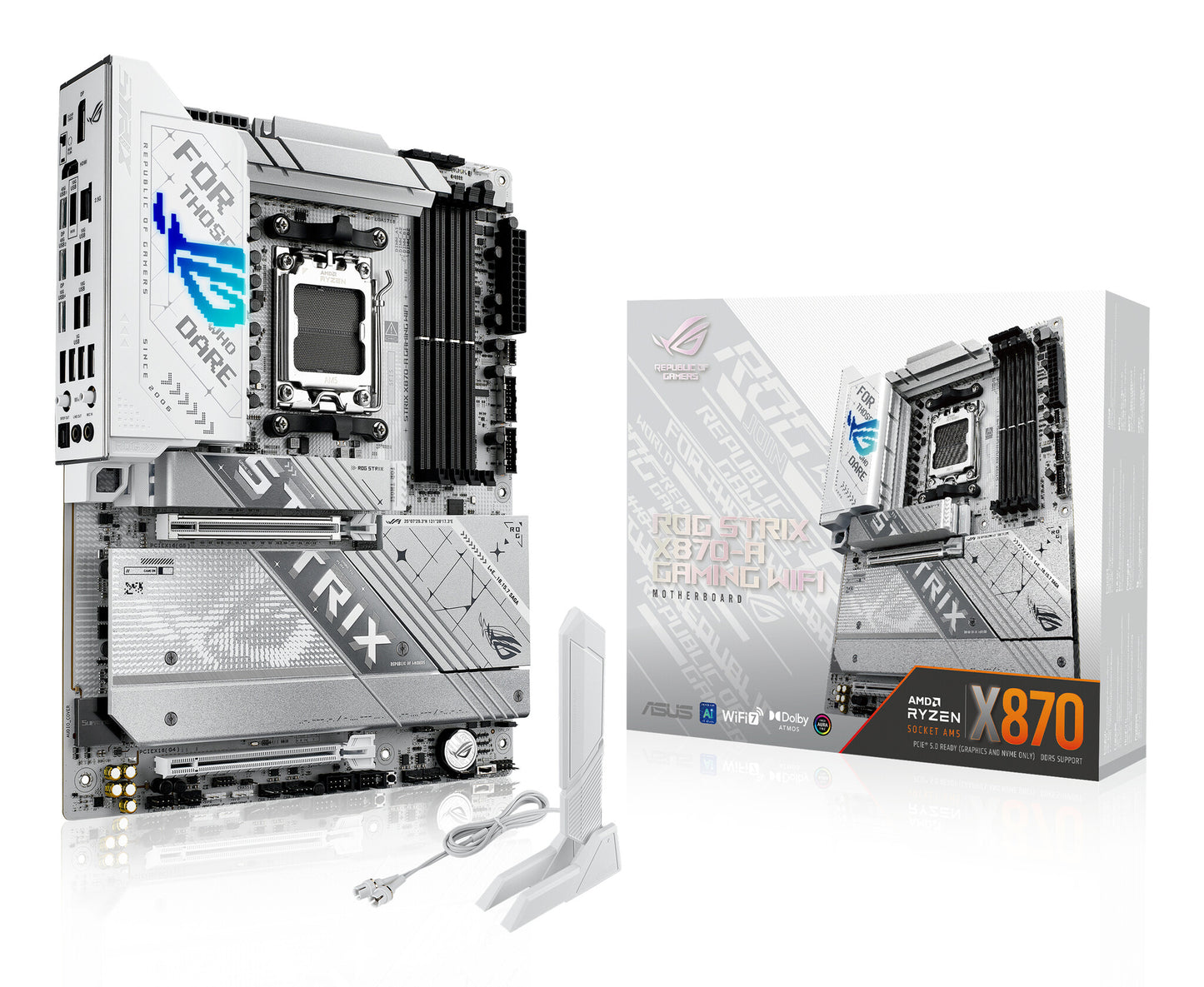 ASUS ROG STRIX X870-A GAMING WIFI AMD X870 AM5-sockel ATX