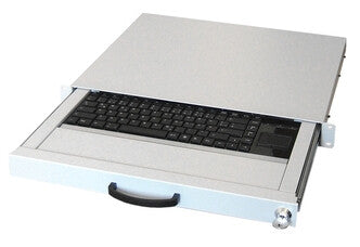 aixcase AIX-19K1UKDETP-W tangentbord USB + PS/2 QWERTZ tyska Vit