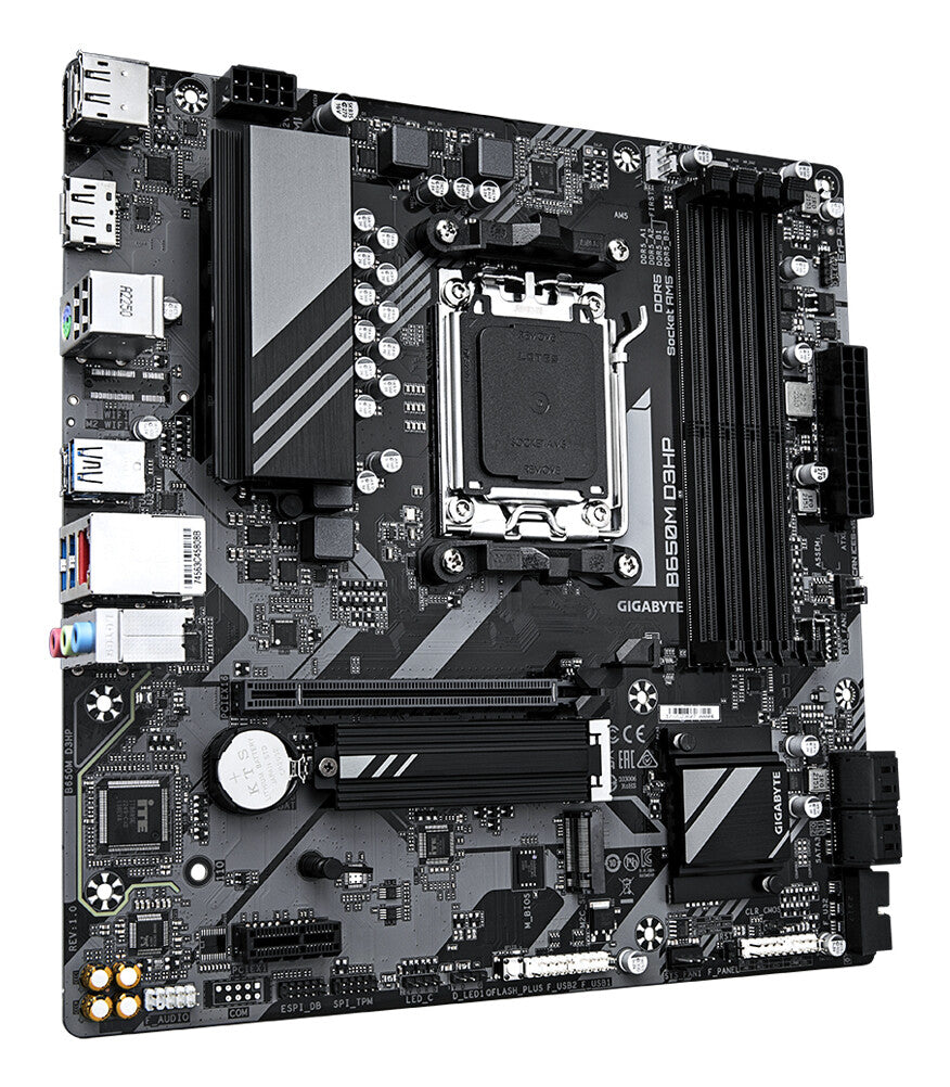 GIGABYTE B650M D3HP moderkort AMD B650 AM5-sockel micro ATX