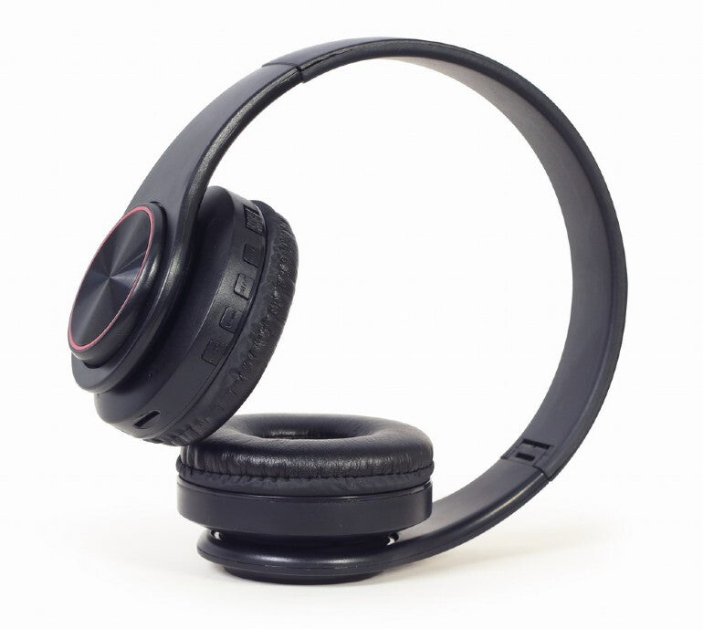 Gembird BHP-LED-01 hörlur och headset Kabel & Trådlös Huvudband Musik/vardag Micro-USB Bluetooth Svart
