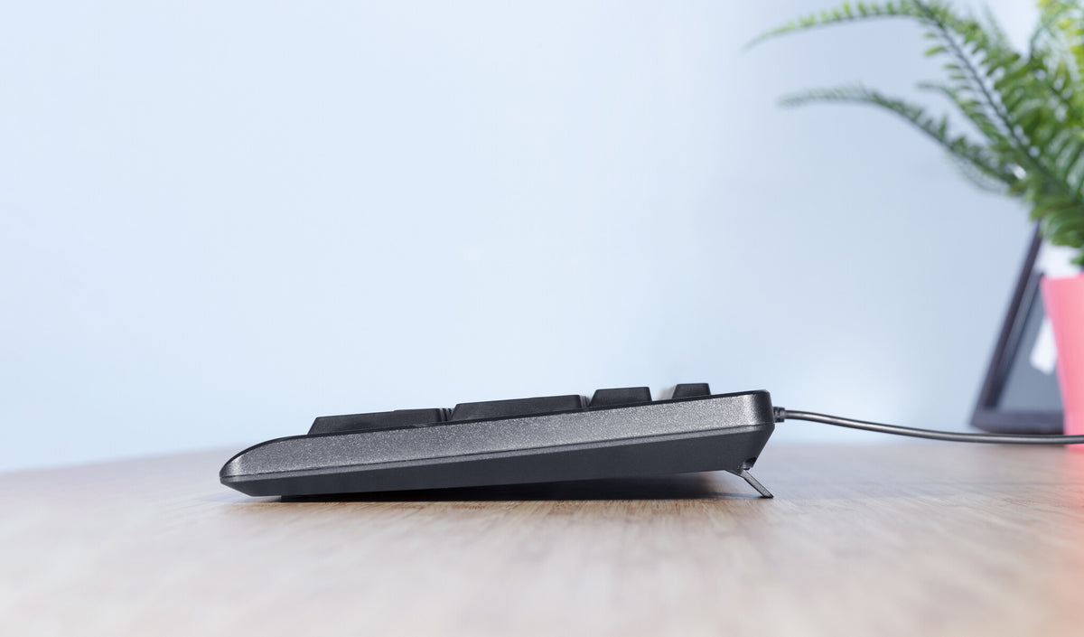 Trust TK-150 tangentbord Kontor USB QWERTZ tyska Svart