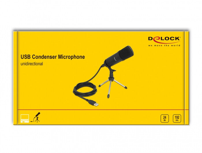 DeLOCK 66882 mikrofoner Svart