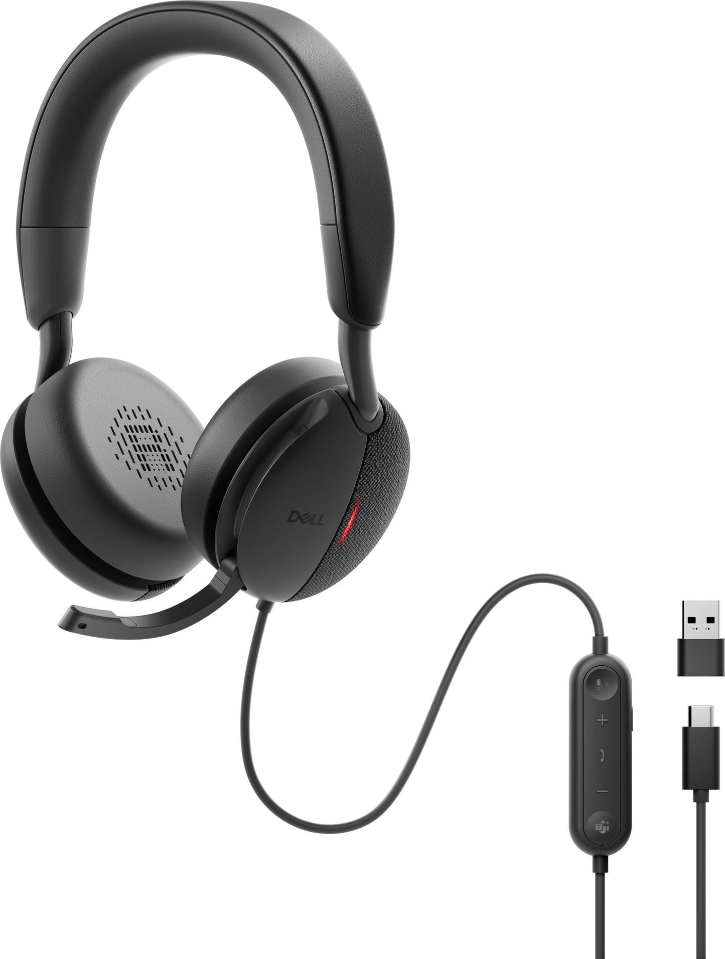 DELL Pro Plus trådbundet headset med aktiv brusreducering - WH5024