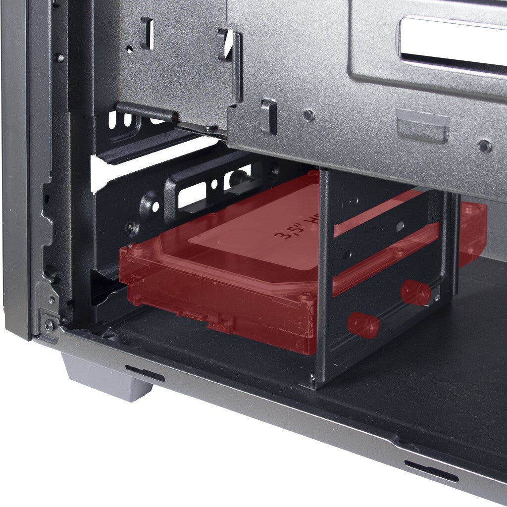 Inter-Tech C-303 Mirror Full Tower Svart