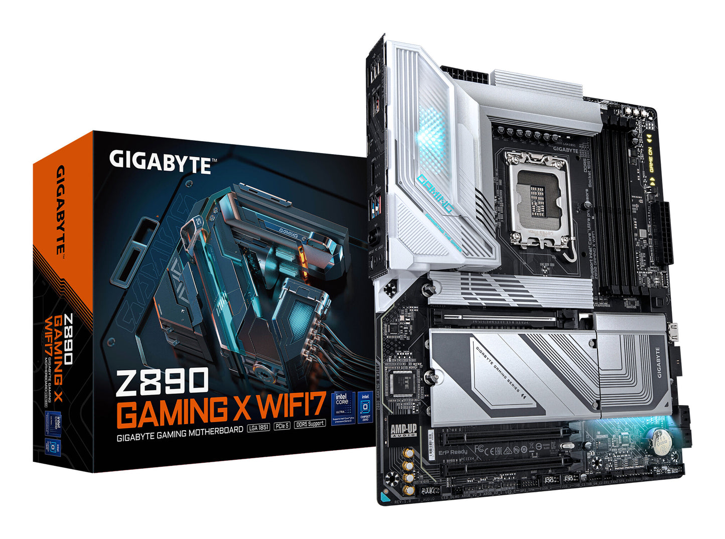 GIGABYTE Z890 GAMING X WIFI7 moderkort Intel Z890 LGA 1851 (Socket V1) ATX