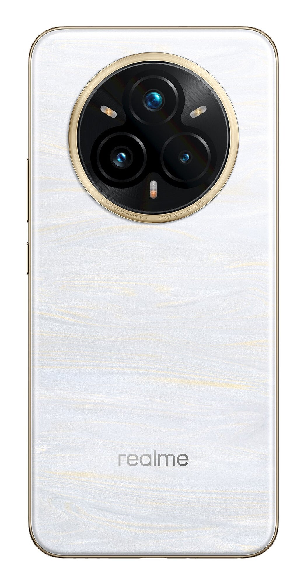 realme 14 Pro+ 5G 17,4 cm (6.83") Dubbla SIM-kort Android 15 USB Type-C 12 GB 512 GB 6000 mAh Pärlemorfärgad, Vit