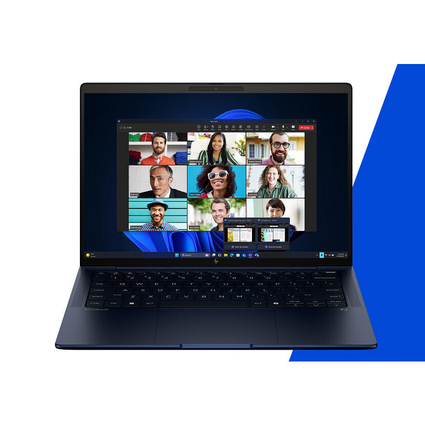 HP EliteBook X G1i Next Gen AI PC Intel Core Ultra 5 228V Bärbar dator 35,6 cm (14") WUXGA 32 GB LPDDR5x-SDRAM 512 GB SSD Wi-Fi 7 (802.11be) Windows 11 Pro Blå