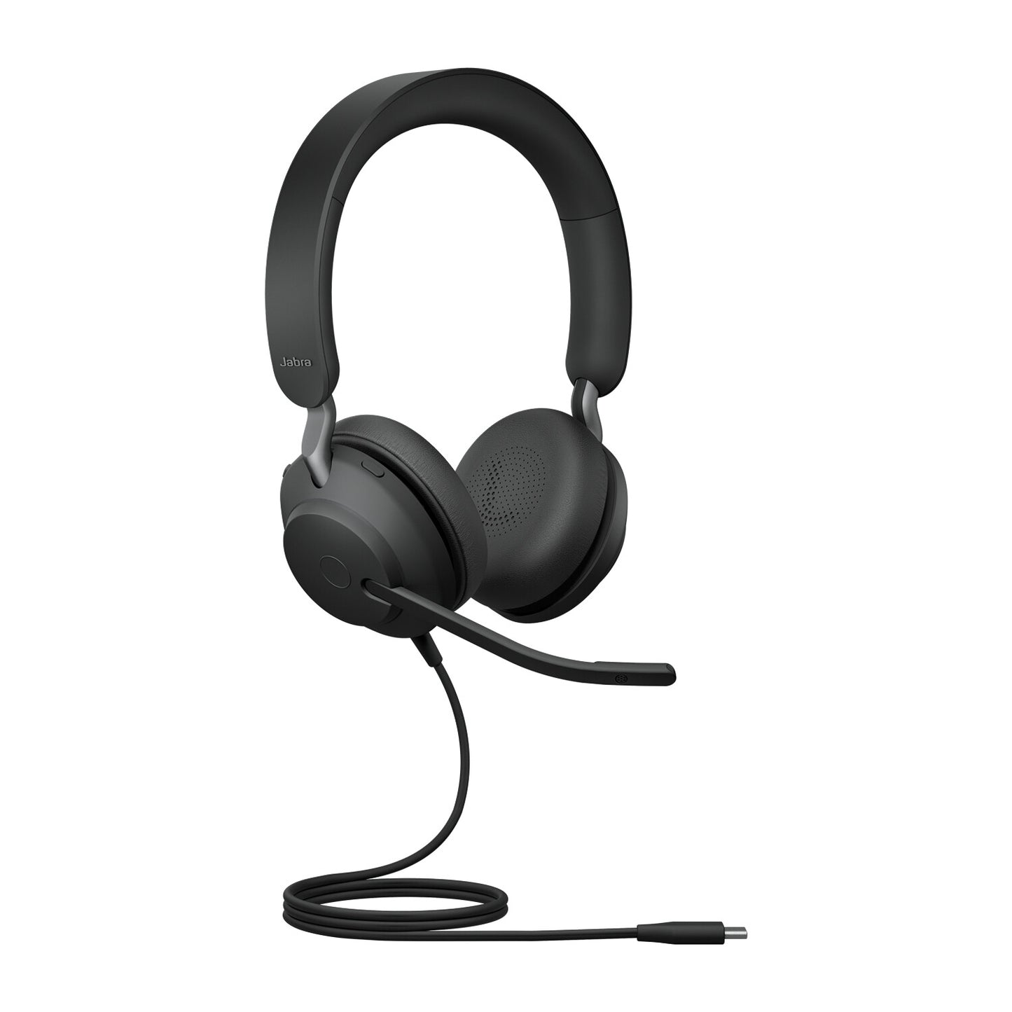 Jabra Evolve2 40 SE Headset Kabel Huvudband Samtal/musik USB Type-C Svart