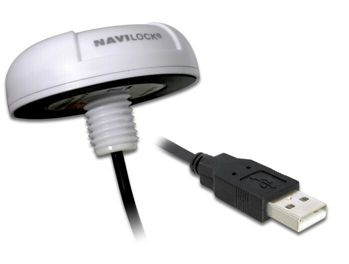 Navilock NL-8022MU GPS-mottagare USB Vit