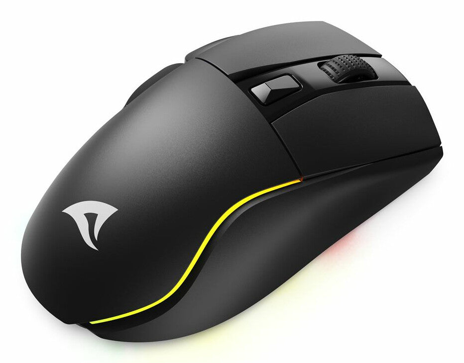 Sharkoon SGM50W datormöss Spela högerhand RF Wireless + USB Type-A Optisk 6400 DPI