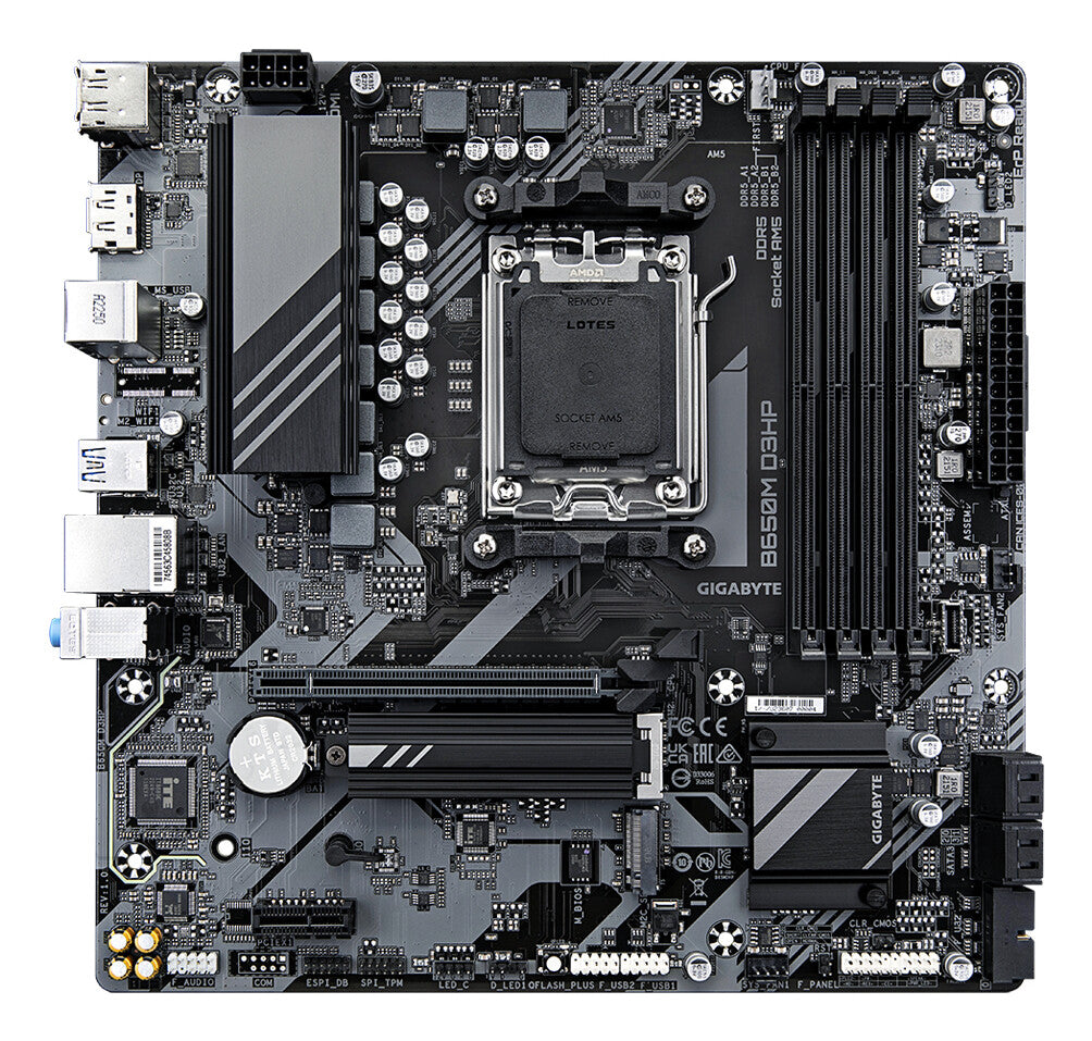 GIGABYTE B650M D3HP moderkort AMD B650 AM5-sockel micro ATX
