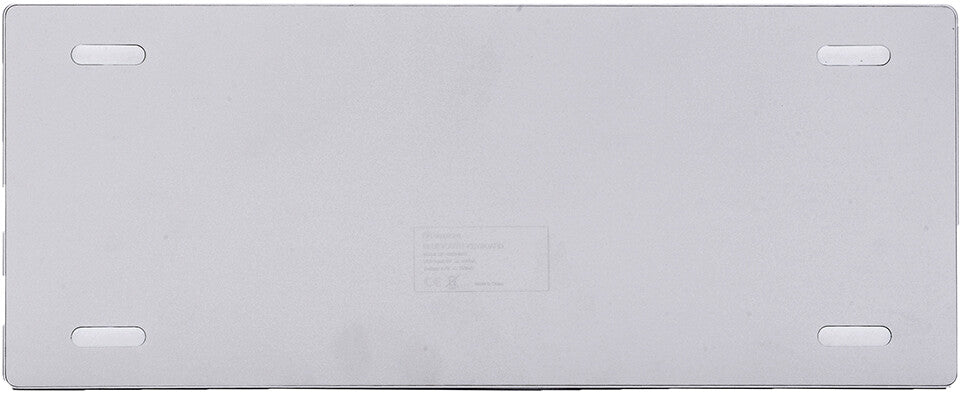 Voxicon Ultra-Slim BT 400 tangentbord Bluetooth Nordic Silver, Vit