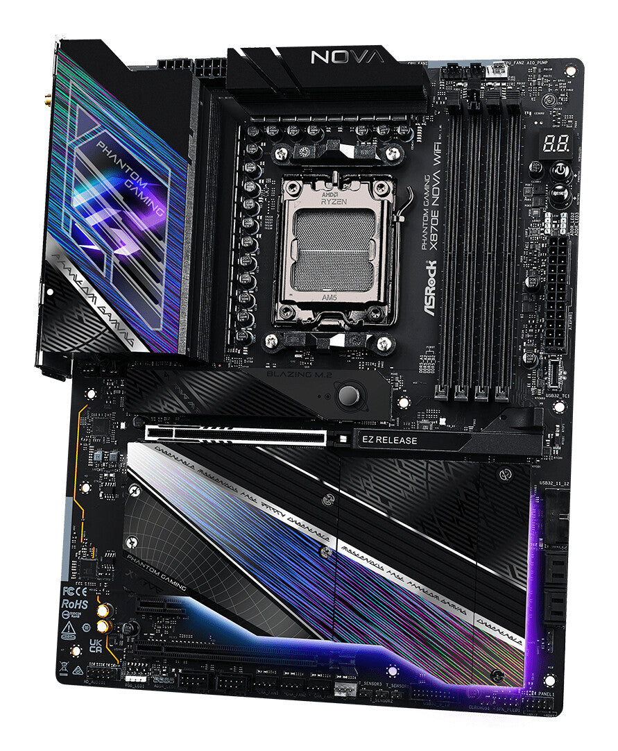 Asrock MK X870E NOVA WIFI AMD X870E AM5-sockel ATX