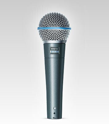 Shure Beta 58A Grå Scenmikrofon