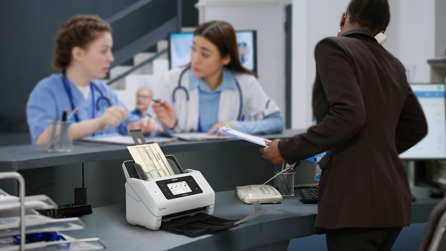 Epson WorkForce DS-900WN Arkmatad skanner 600 x 600 DPI A4 Vit