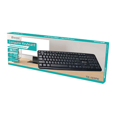 Vakoss TK-103PK tangentbord USB Svart