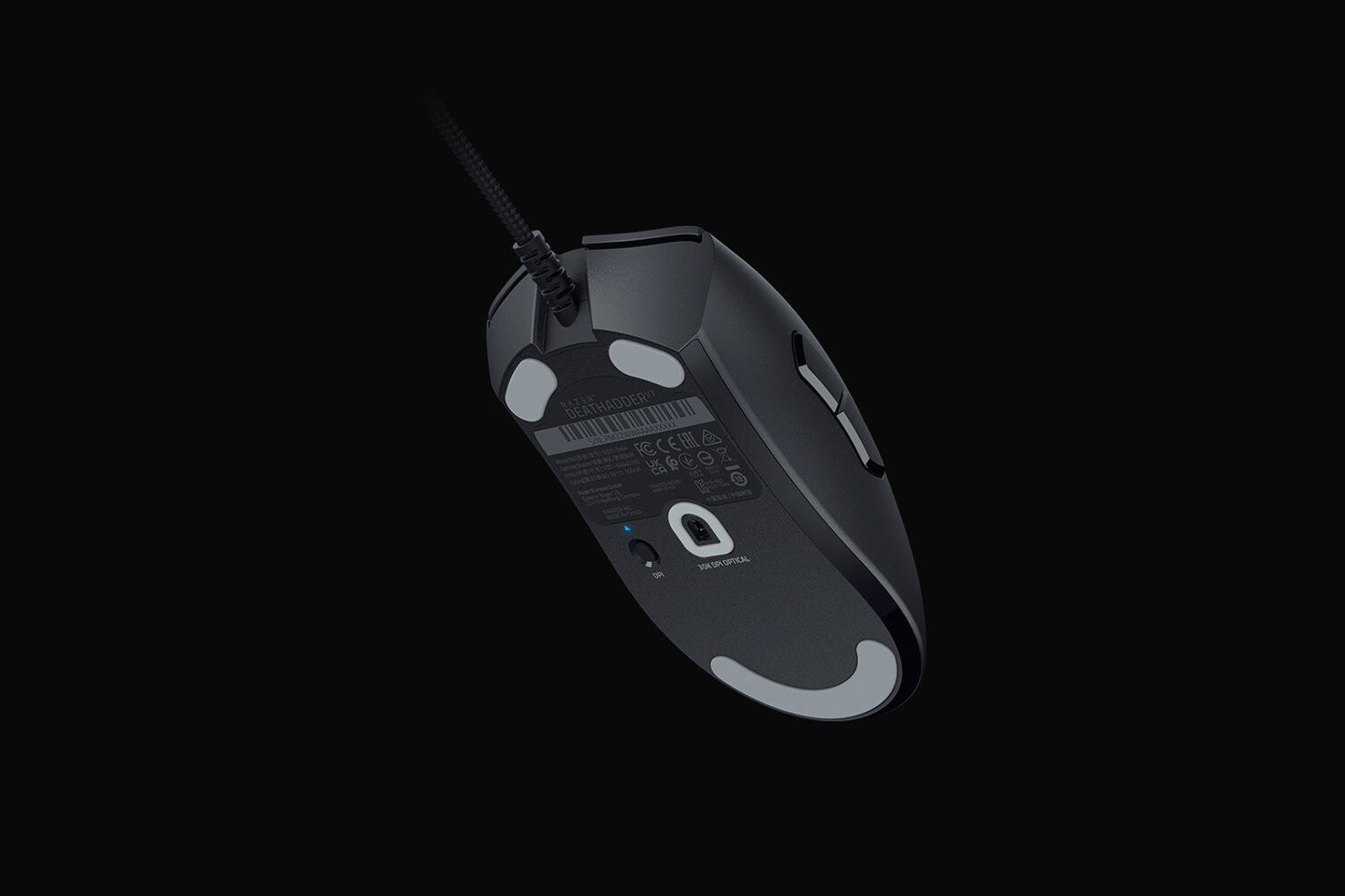 Razer DeathAdder V3 datormöss Spela högerhand USB Type-A Optisk 30000 DPI