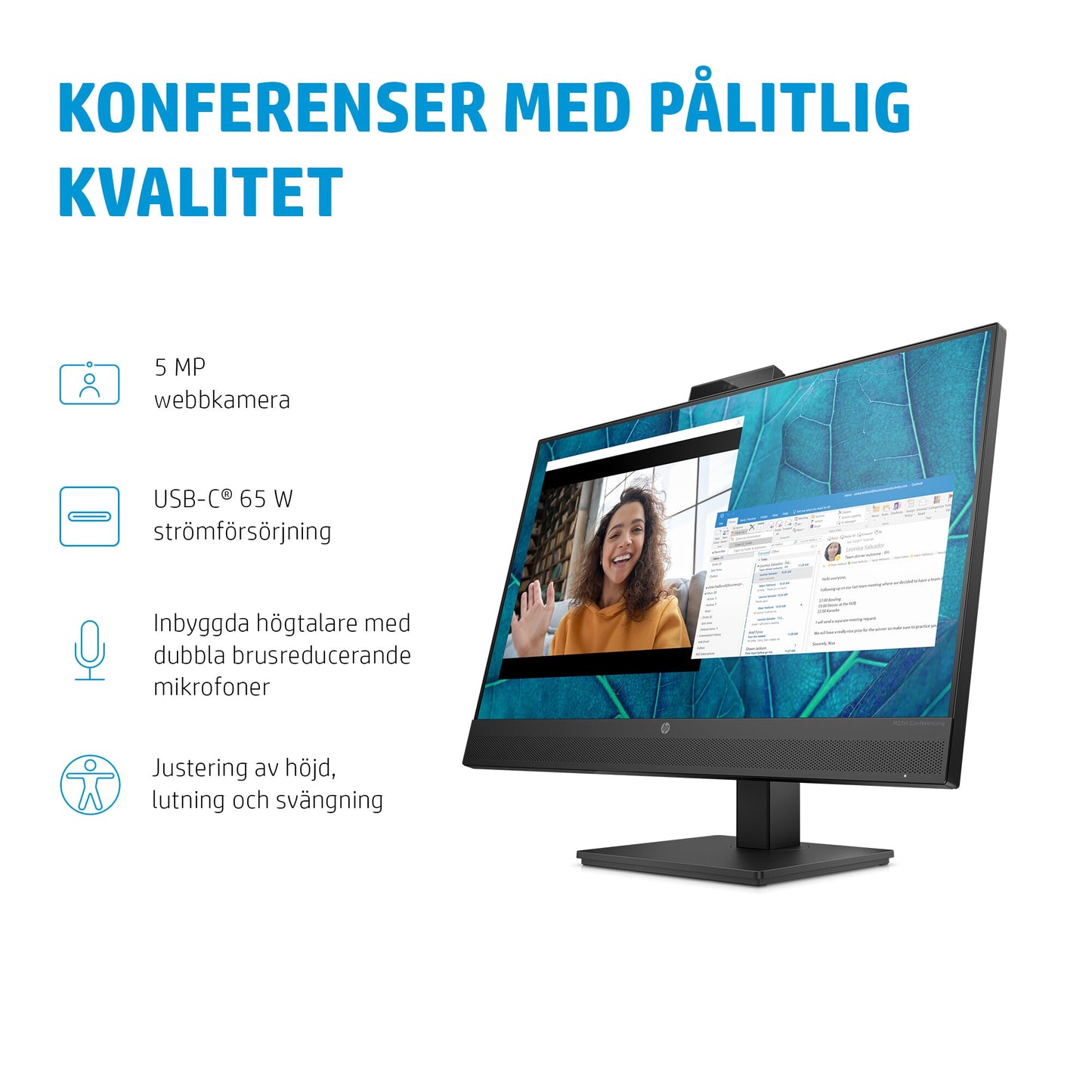 HP M27m konferensskärm