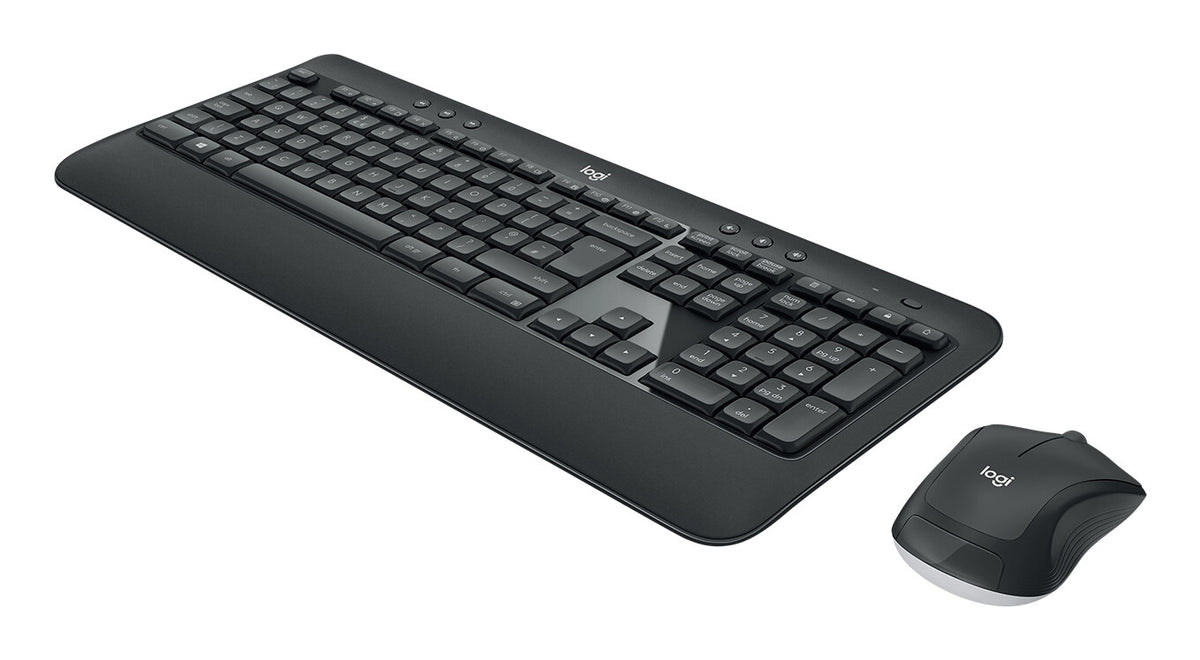 Logitech 920-008678 tangentbord Mus inkluderad Universal RF Trådlös AZERTY Belgiskt Svart