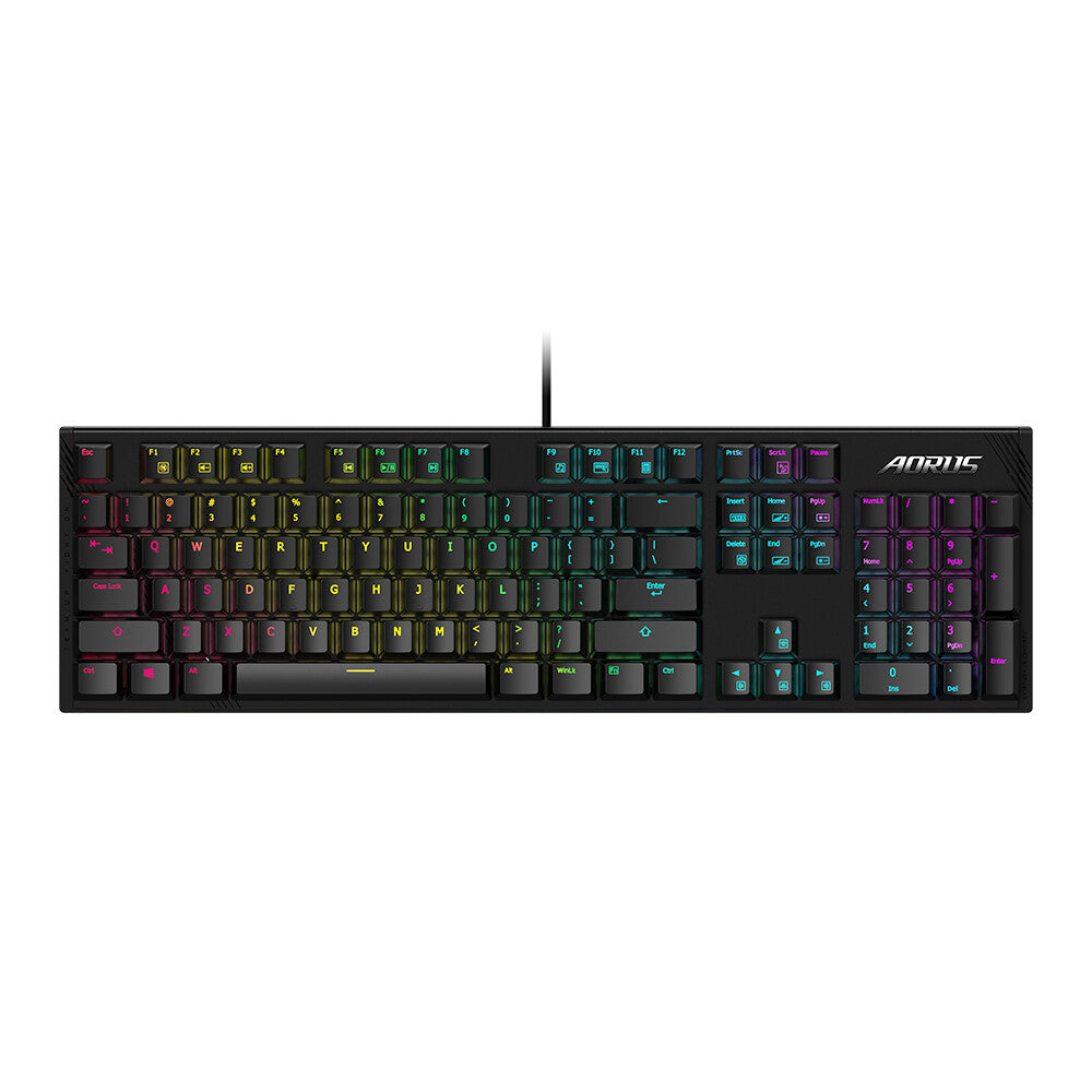 GIGABYTE AORUS K1 tangentbord Spela USB QWERTY Engelsk Svart