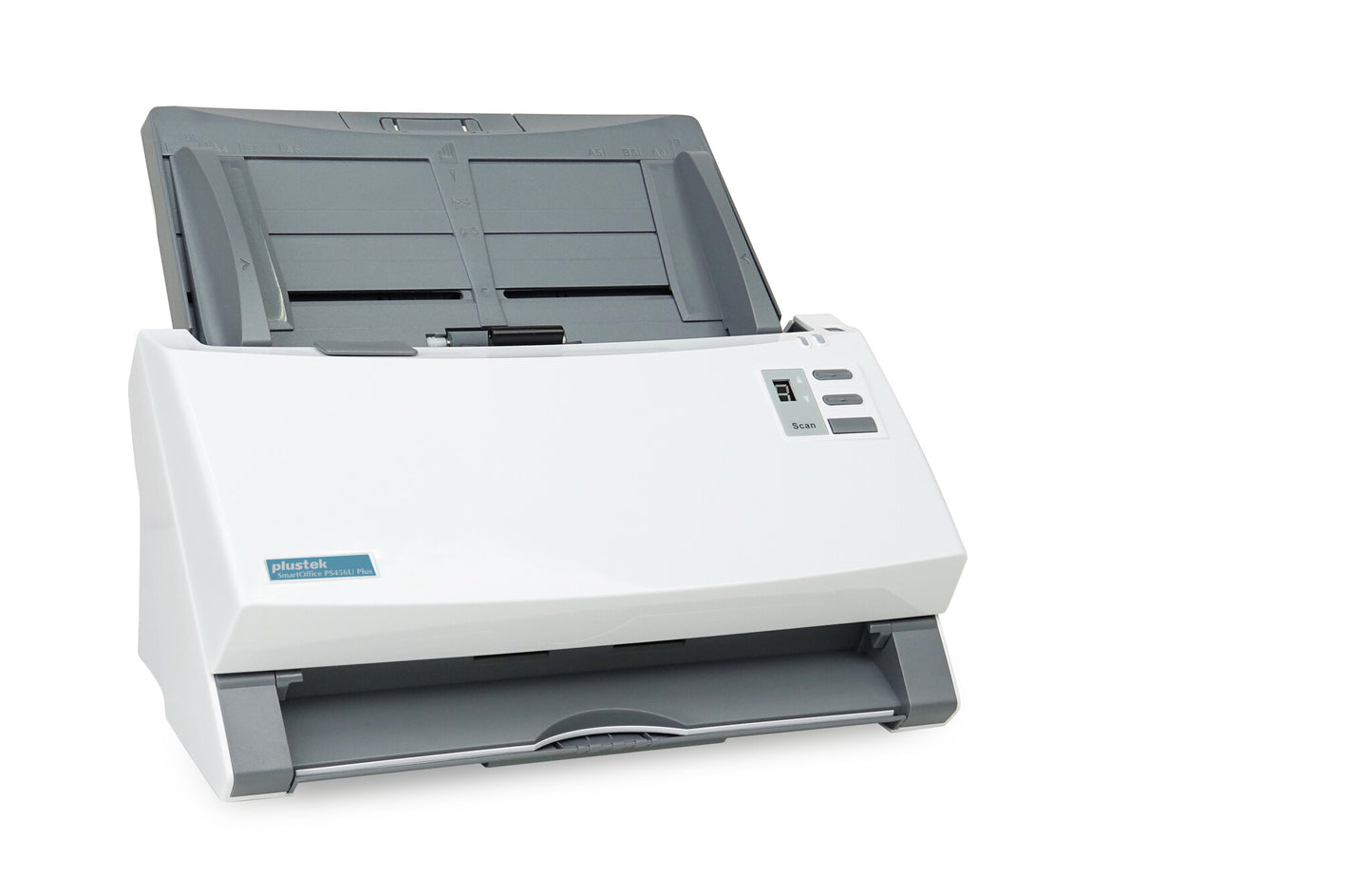 Plustek SmartOffice PS456U Plus ADF-skanner 600 x 600 DPI A4 Grå, Vit