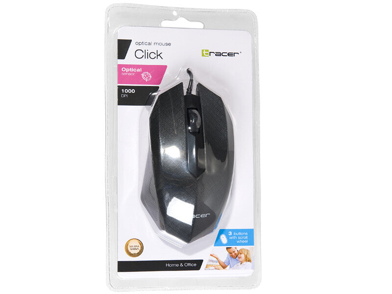 Tracer Click datormöss Spela USB Type-A Optisk 1000 DPI