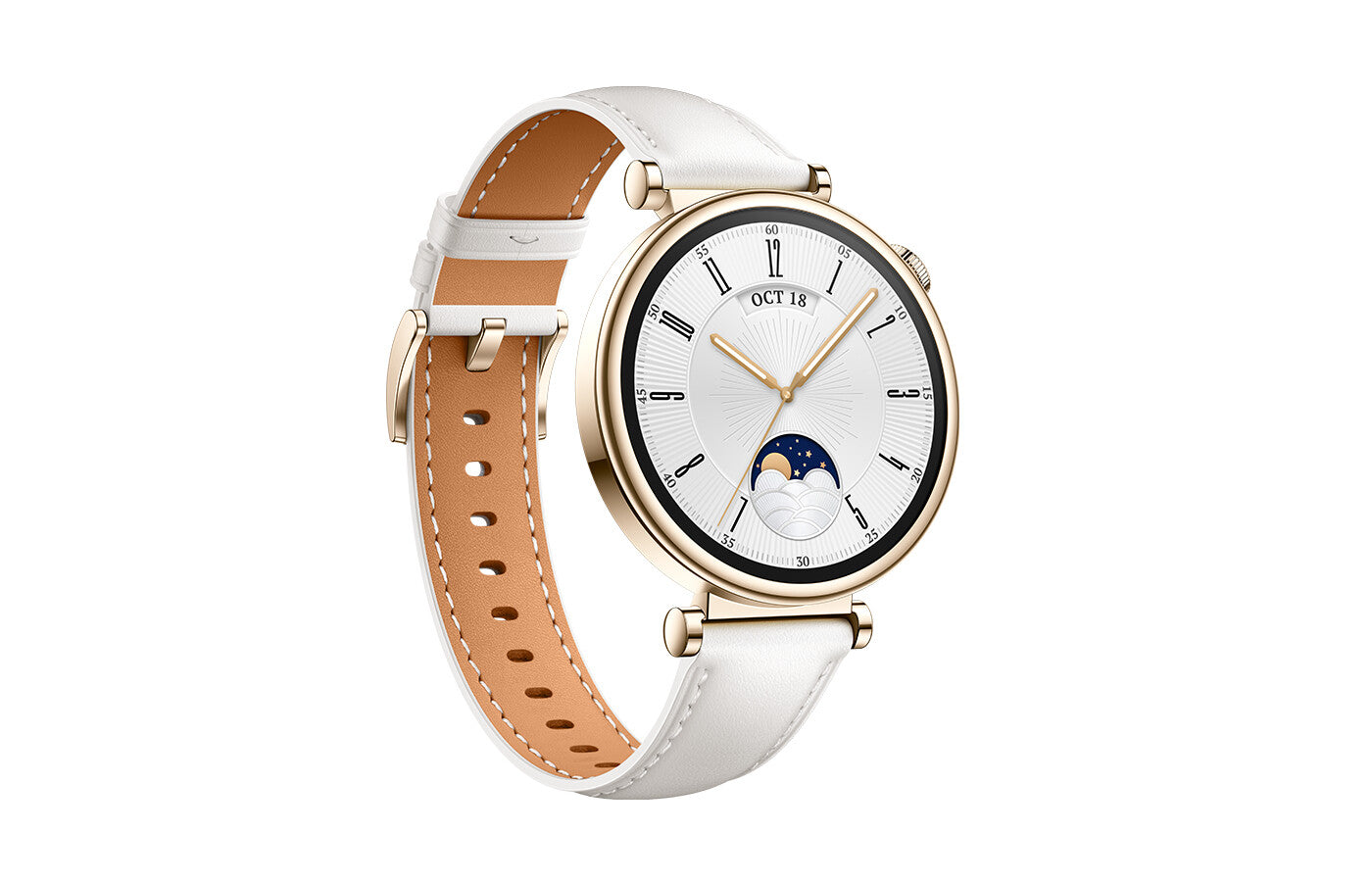 Huawei WATCH GT 4 3,35 cm (1.32") AMOLED 41 mm Digital 466 x 466 pixlar Guld Wi-Fi GPS