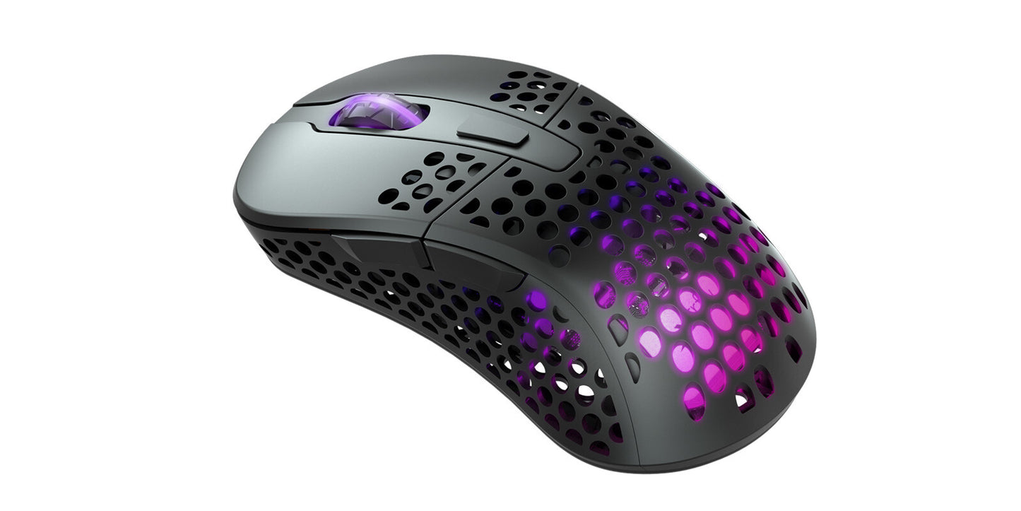 CHERRY XTRFY M4 RGB datormöss Spela högerhand RF Wireless + USB Type-C Optisk 19000 DPI