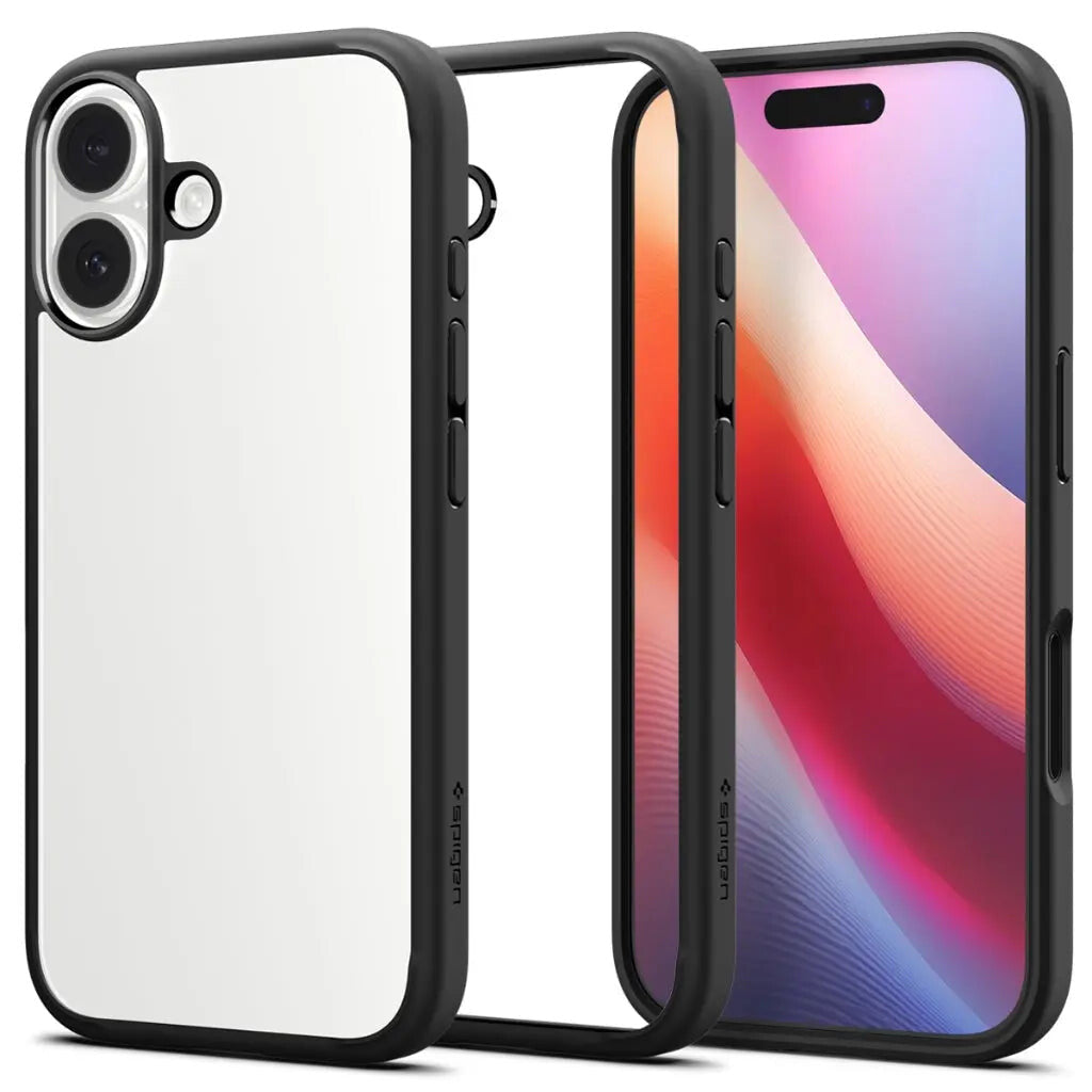 Spigen iPhone 17 Case Ultra Hybrid mobiltelefonfodral 16 cm (6.3") Mobilskal Svart, Transparent