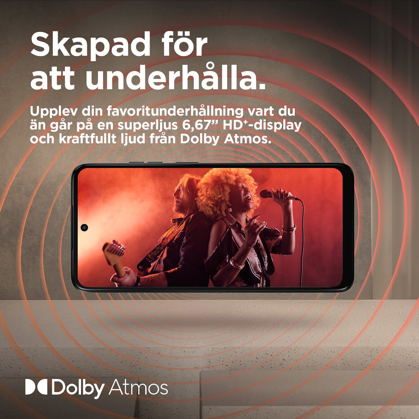 Motorola moto g05 16,9 cm (6.67") Dubbla SIM-kort Android 15 4G USB Type-C 4 GB 64 GB 5200 mAh Röd