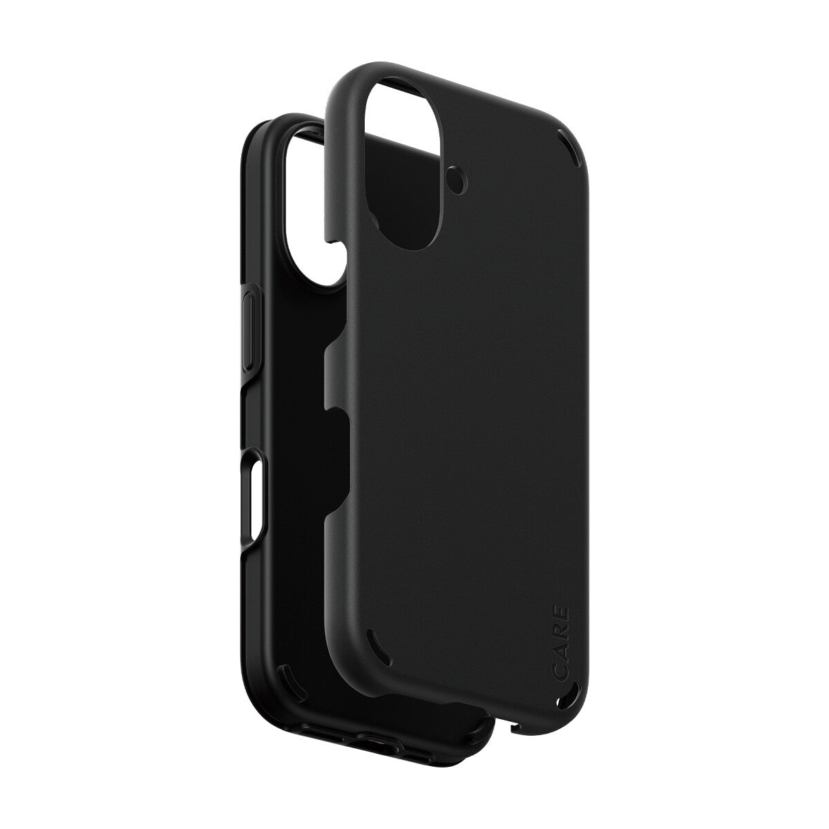 PanzerGlass CARE by ® Feature Case Double Defense Black iPhone 16 mobiltelefonfodral Omslag Svart