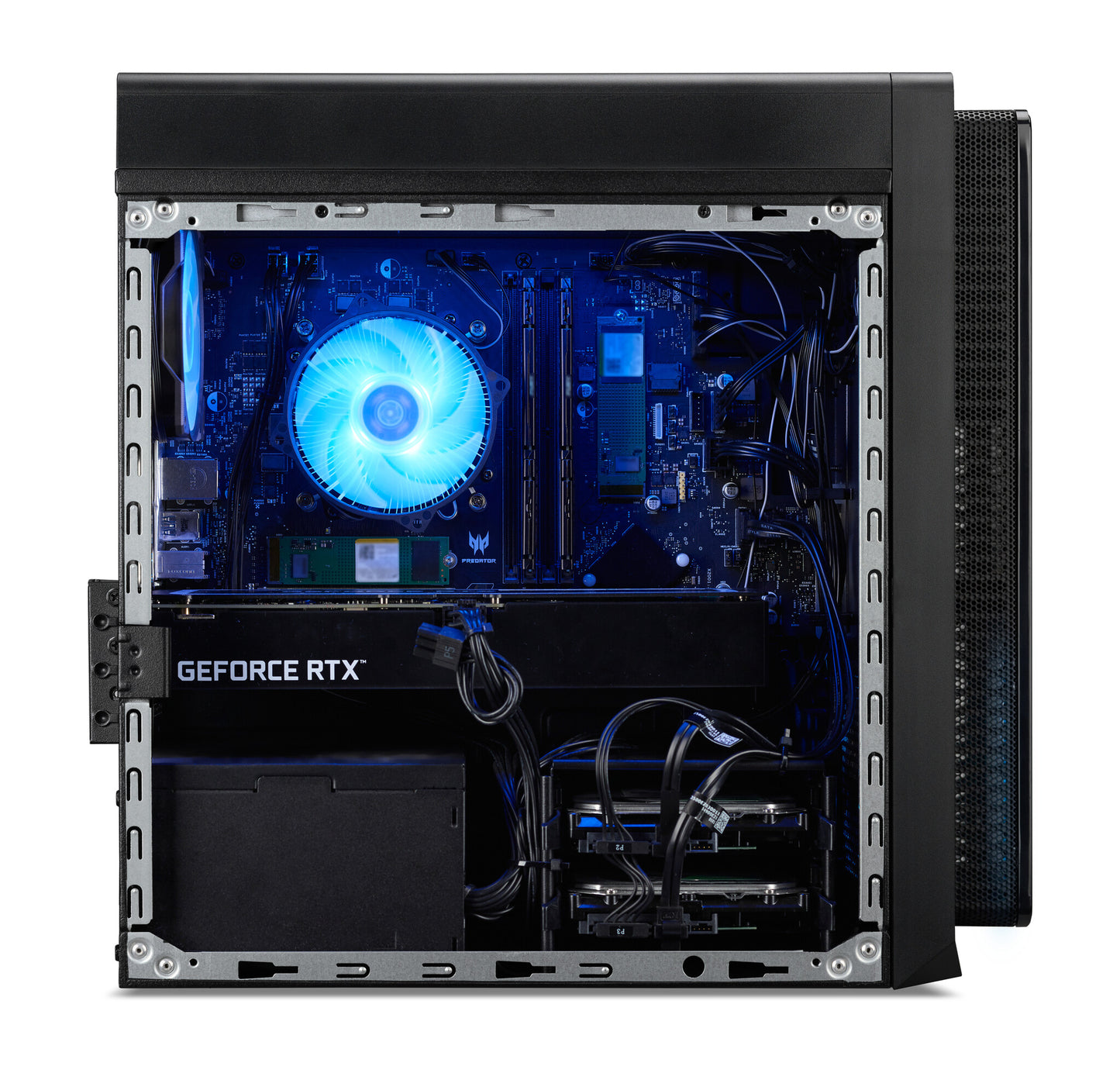 Acer Predator PO3-655 Intel® Core™ i7 i7-14700F 16 GB DDR5-SDRAM 1 TB SSD NVIDIA GeForce RTX 4070 SUPER Windows 11 Home Skrivbord PC Svart