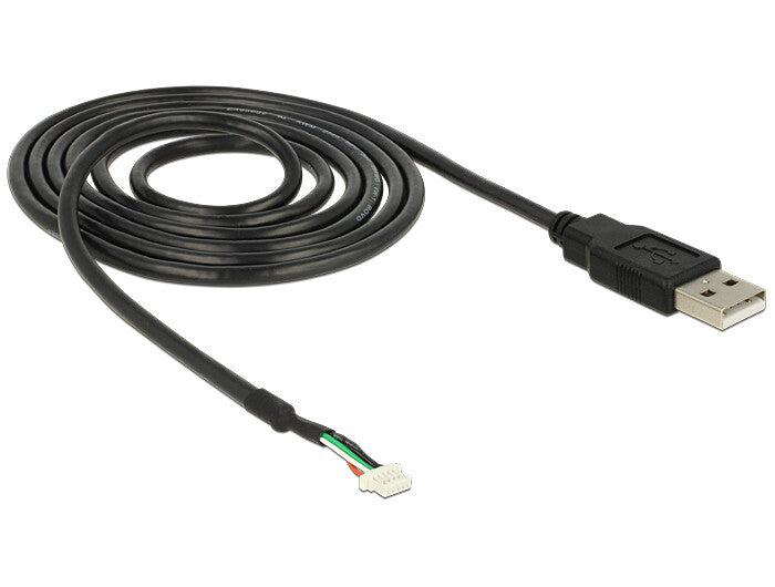 DeLOCK 95986 kamerakablar 1,5 m Svart