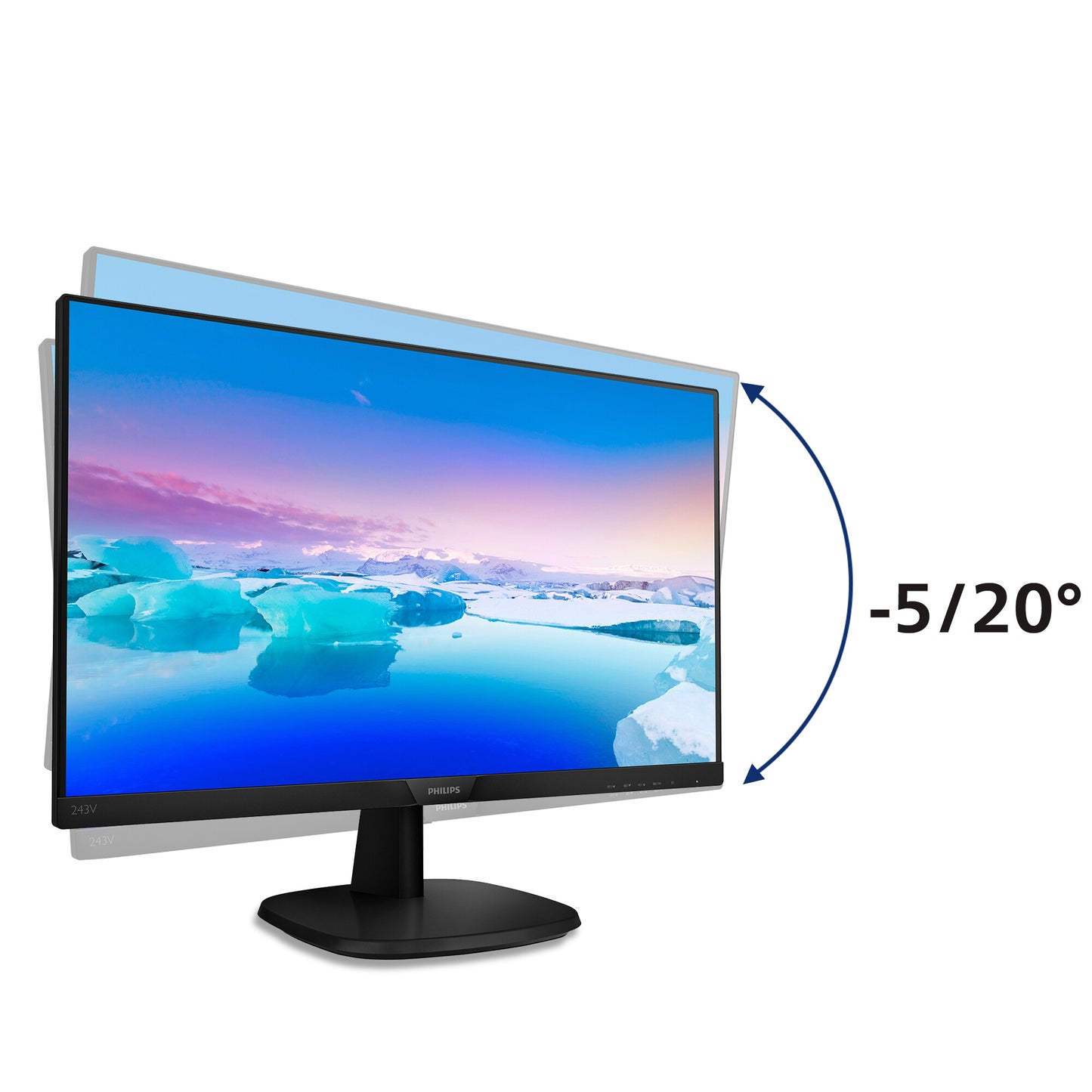 Philips V Line LCD-skärm med Full HD 243V7QJABF/00