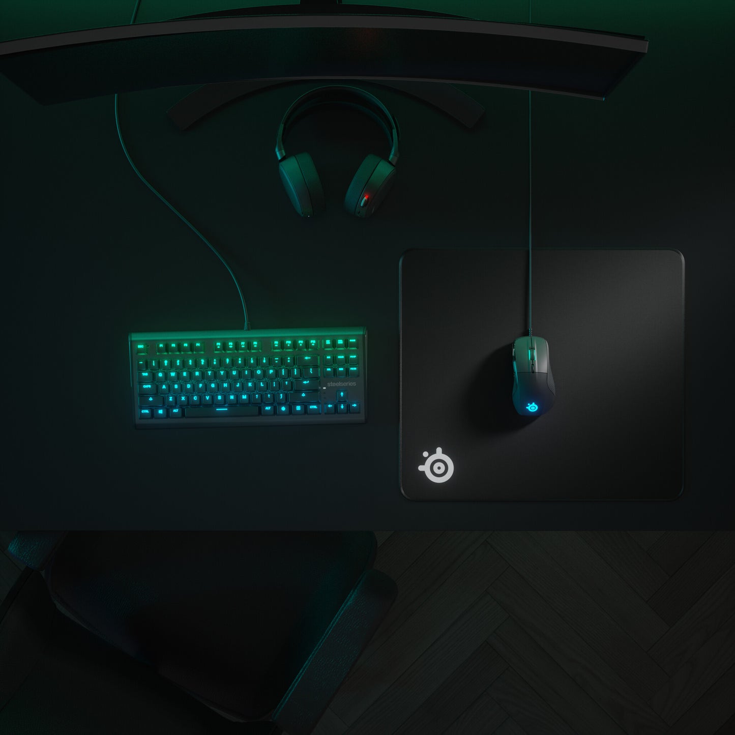 Steelseries QcK Edge Large Spelmusmatta Svart