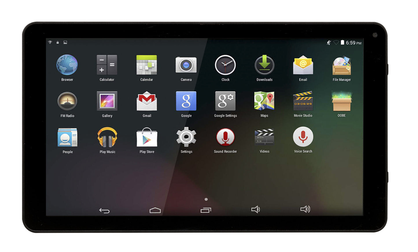 Denver TIQ-10394 32 GB 25,6 cm (10.1") 1 GB Wi-Fi 4 (802.11n) Android 8.1 Go edition Svart