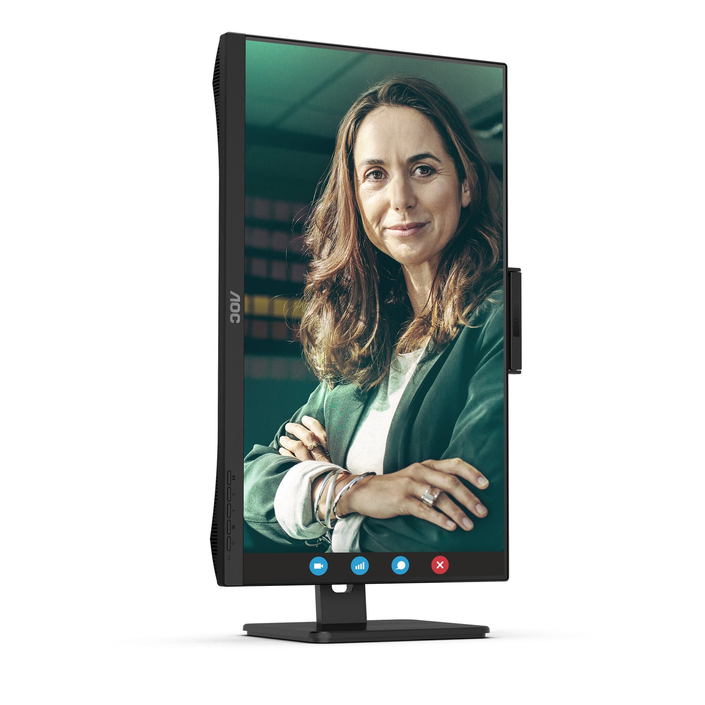 AOC Q27P3CW platta pc-skärmar 68,6 cm (27") 2560 x 1440 pixlar Quad HD LED Svart