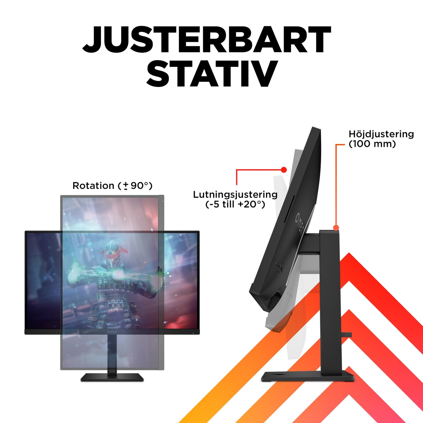 OMEN by HP OMEN 27 tum UHD 144 Hz Gaming-skärm – OMEN 27k